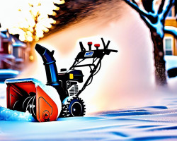 Электрический снегоуборщик — надежный помощник в борьбе с снегом